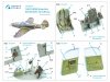 Quinta Studio QD48514 P-39Q/N Airacobra 3D-Printed coloured Interior on decal paper (Arma Hobby) 1/48